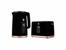 Rychlovarná konvice + toustovač 2200W sada Black Rose Collection BH-9540