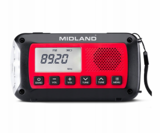 Alan Nouzová vysílačka Midland ER100 s baterií 2600 mAh