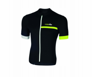 RH+ Prime Jersey černá # fluo žlutá - L