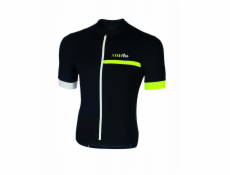 RH+ Prime Jersey černá # fluo žlutá - L