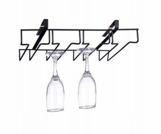 Kinvara Kovový držák na sklenice, montáž bez vrtání