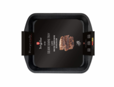 Plech na pečení s titanovým povrchem 29,5x26,5 cm Burgundy Metallic Line BH-7901