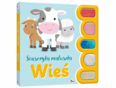 Morex Senzorická kniha pro miminko. Vesnice.