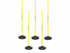 YakimaSport Slalomová překážková dráha 100cm hole + podstavec 1,5kg Žlutá