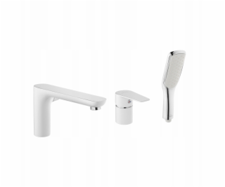 Invena Vanová baterie 3-otvorová Dokos bílá/chrom BW-19-S...