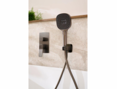 KFA 4529-501-61 / / MALAGA / PODOMÍTENÁ SPRCHOVÁ SADA PVD, ŠEDÁ, KOVOVÁ /