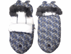 ExtraLink | Spací pytel do kočárku, autosedačky, sáňkování | s ušima, kožešinový, zateplený, pro miminka, 100 cm, maskáčový