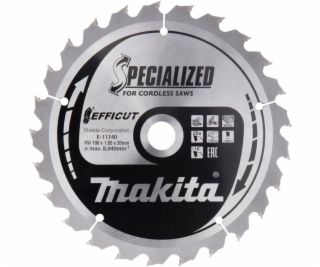 Makita ŘEZACÍ KOTOUČ EFFICUT NA DŘEVO 190X20X1