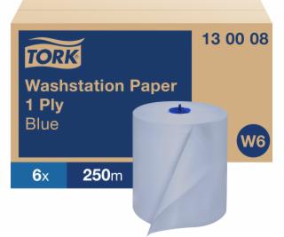 Tork Basic W6 ubrousky, 1 ks, černé, 6 rolek/kartón 130008