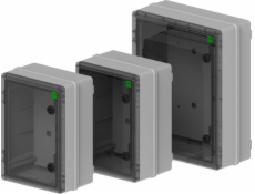 Elektro-Plast Hermetická rozvaděčová skříň PRŮMYSLOVÁ SR1 252x352x142mm 400V IP65 transparentní 2753-01