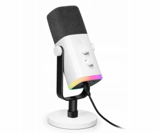Fifine AM8W AMPLIGAME USB/XLR RGB bílý dynamický studiový...