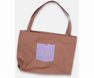 Nuvola Pelle Hnědá plátěná taška Ben Davis