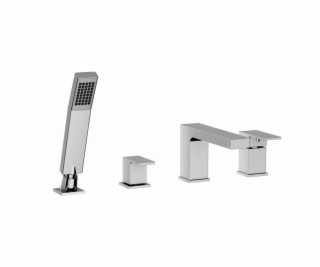 Valvex 4otvorová volně stojící vanová baterie s příslušen...