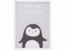 Home Styling Collection Zarámovaný plakát s okouzlujícím nápisem do dětského pokoje, 30 x 40 cm