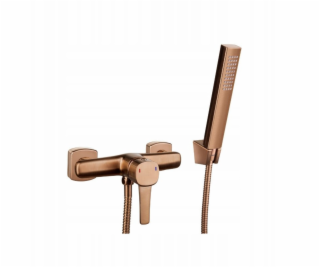 Invena Sprchová baterie se sprchovou sadou Glamour, měděn...