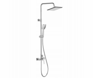 Invena Sprchová sada s dešťovou sprchou Neri, chrom AU-09...