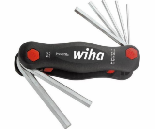 Wiha Sada klíčů 6hranná, ve skládacím držáku, PocketStar,...
