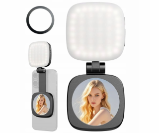 MichaelMarinelli LED lampa + magnetické zrcátko pro telef...