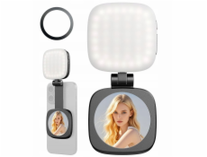 MichaelMarinelli LED lampa + magnetické zrcátko pro telefon MagSafe Photos Selfie Vlog C140 / Černá