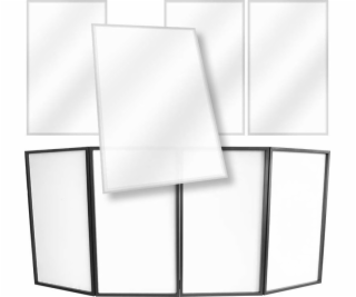 STAND4ME DJ PLÁTNA STAND4ME, LYCRA, sada 4 bílých potahů ...