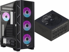 PREYON Pouzdro Nest Meshy+ (PRENMP04B) + napájecí zdroj PREYON EAGLE POWER GOLD 850W