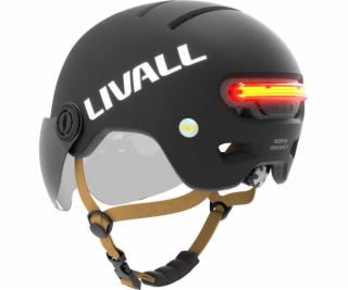 Livall Městská helma Livall L23 se senzorem pádu SOS a LE...
