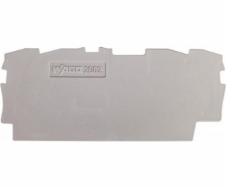 Wago koncová stěna šedá TOPJOBS 2002-1491 /25 ks/