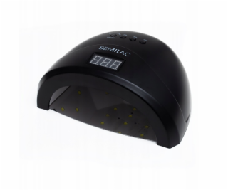 Semilac UV LED lampa na nehty 24W/48 celá černá