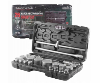 Forcekraft Sada nářadí 26 kusů 3/4 1 (6stranná)