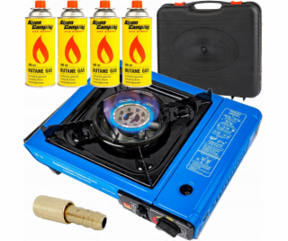 NoName Plynový vařič 2 v 1 na kempování