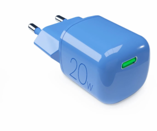 Puro Nabíječka 20W GaN USB-C do zásuvky - modrá