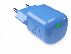 Puro Nabíječka 20W GaN USB-C do zásuvky - modrá