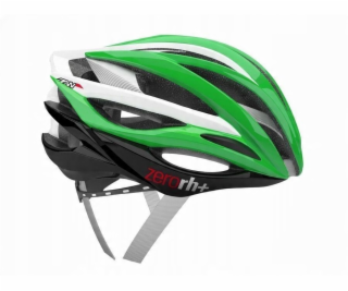 RH+ Cyklistická helma ZeroZW Shiny Green-Leskle bílá - XS/M