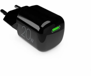 Puro Nabíječka 20W GaN USB-C do zásuvky - černá
