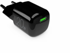 Puro Nabíječka 20W GaN USB-C do zásuvky - černá