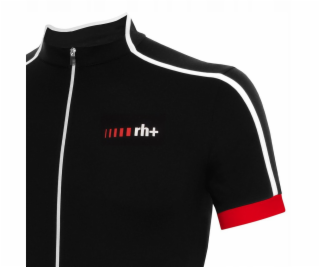RH+ Cyklistický dres zeroPrime ČERNO-BÍLO-ČERVENÁ - M