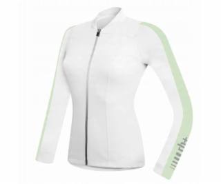 RH+ Dámský cyklistický dres zeroSpirit LS FZ BÍLÁ PASTELO...