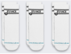 Stance Ponožky Basic Quarter Socks 3 páry bílé