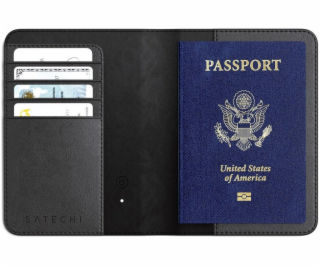 Satechi Pouzdro na pas z ekokůže na cesty s funkcí Najít ...
