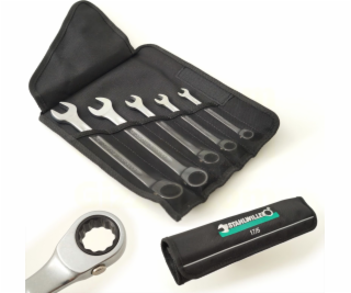 Stahlwille Sada ráčnových otevřených klíčů 8-19 mm, 5 díl...