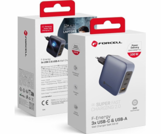 ForCell Nabíječka VT-46 1x USB-A 3x USB-C 5A