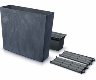 Prosperplast Květináč URBI CASE VĚŽ BETONOVÝ EFEKT - antr...