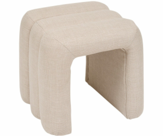 Atmosphera Taburetka, čalouněný puf, ecru SISCO, 43 x 42 ...