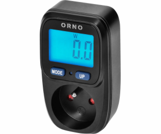 Orno Wattmetr, kalkulačka energie s podsvíceným LCD displ...
