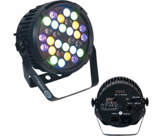 LIGHT4ME LIGHT4ME BLACK PAR 30x3W RGBA-UV LED pódiový ref...