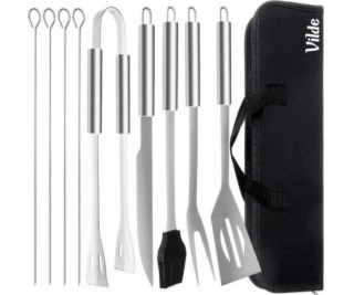 Vilde SADA 10 GRILOVACÍCH NÁSTROJŮ V KUFRU 489298