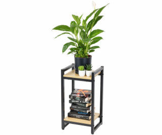 Strado Kovový stojan na květiny Vertico 65 cm - černý