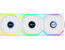 Lian Li UNI FAN SL Wireless LCD 120 Reverse Blade 3 kusy, bílá (12RSLLCD1W3W)