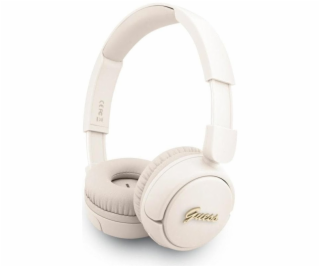 Guess Sluchátka Bluetooth 5.3 s kovovým logem a textem př...