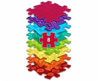 Askato Senzorická podložka Ortopedická sada 8 v 1 Duhová ...